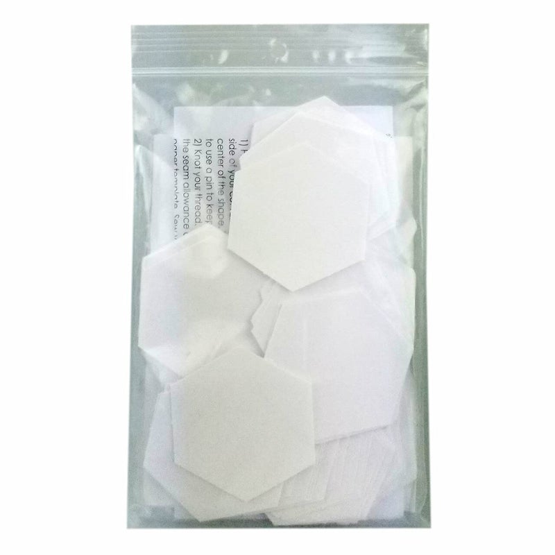Paper Pieces 1"" Hexagon Templates Set of 100 - Image 2